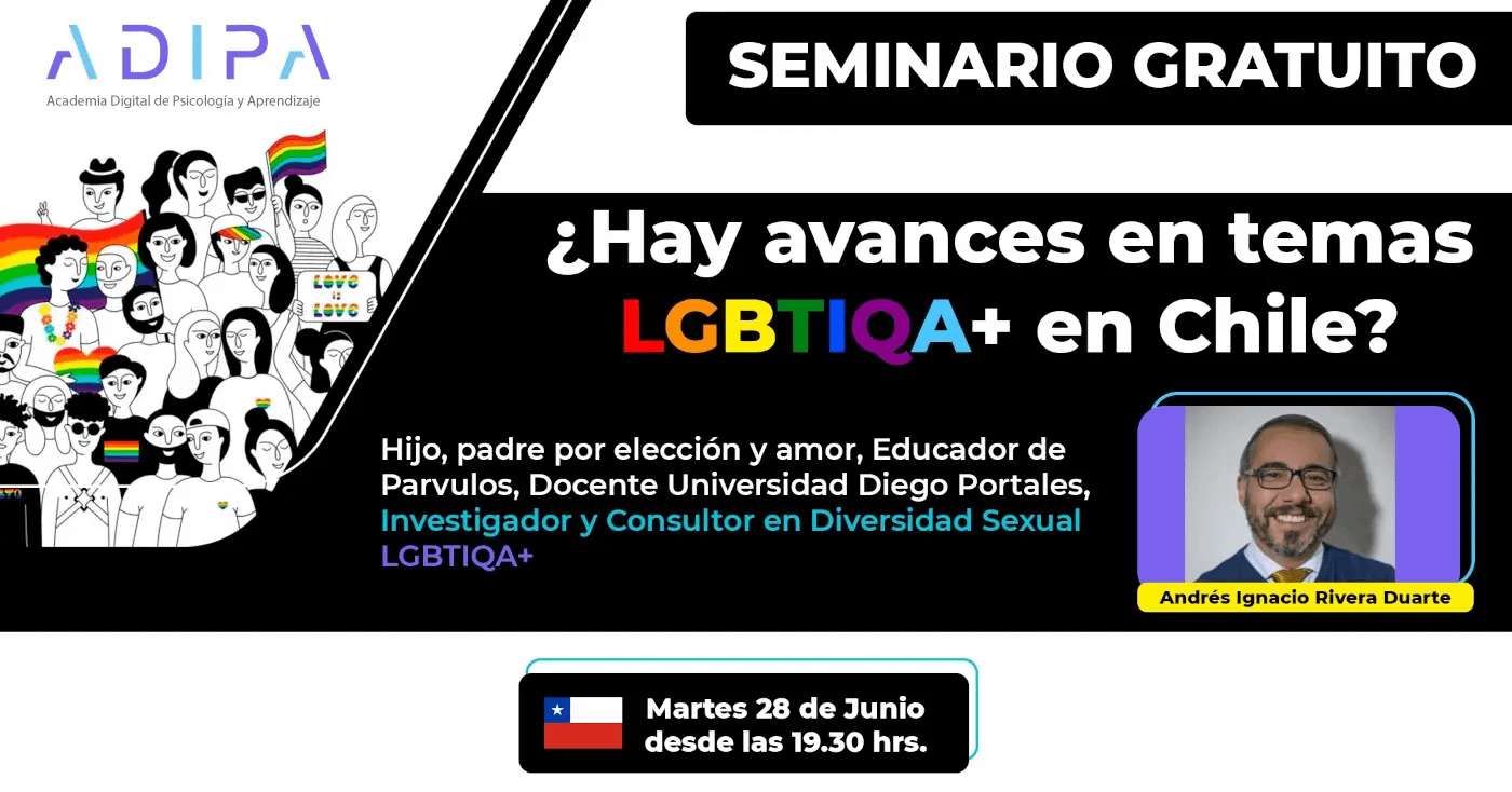 LGBTIQA+ : ¿Hay avances en Chile" - Adipa
